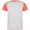 T-Shirt Tecnica - Bianco/Corallo Fluo Vigorè