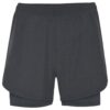 Short da corsa in tessuto leggero - Ebano/Ebano