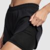 Short da corsa in tessuto leggero - dettaglio 1