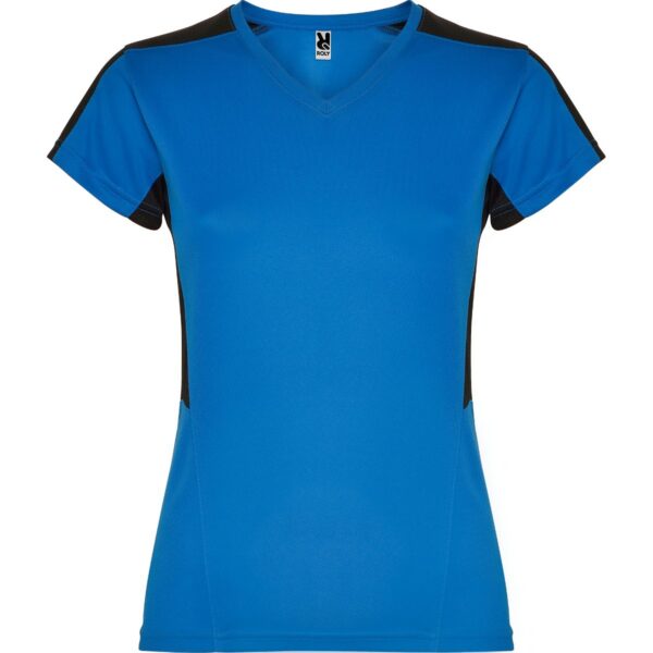 T-Shirt Tecnica Donna - Royal/Nero