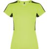 T-Shirt Tecnica Donna - Lime Punch/Nero