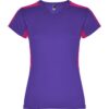 T-Shirt Tecnica Donna - Mora/Rosa Orchidea