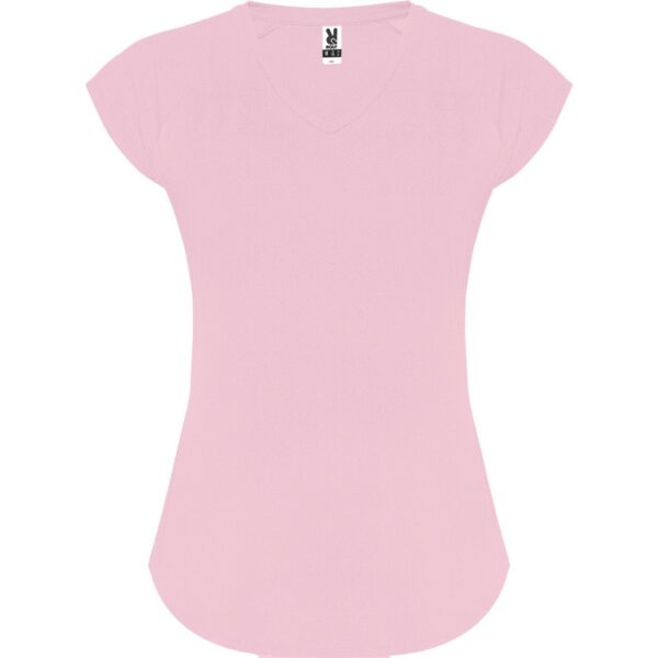 T-Shirt Tecnica Stretch Donna - Rosa Chiaro