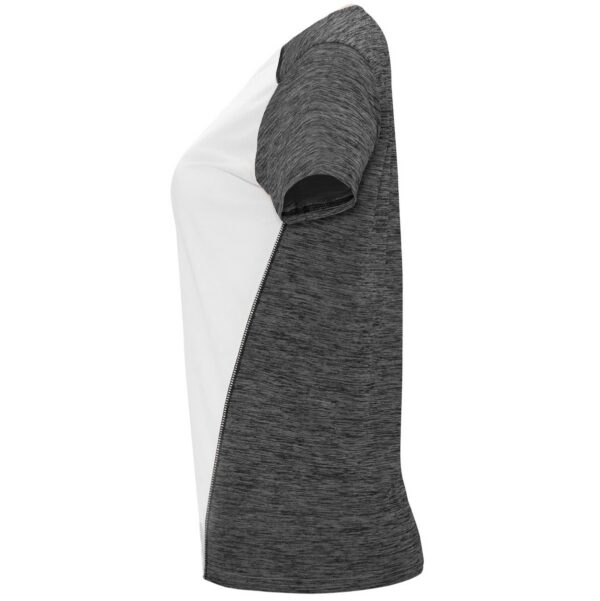 T-Shirt Tecnica Donna - Bianco/Nero Vigorè dettaglio 2