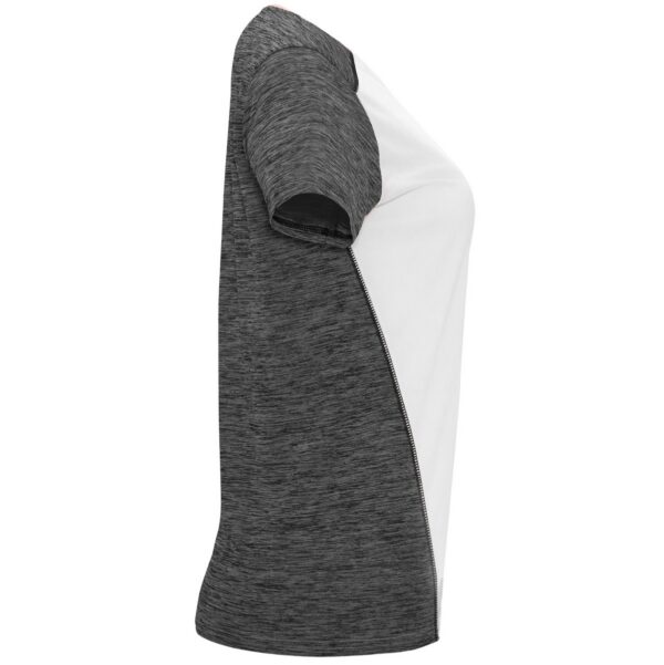 T-Shirt Tecnica Donna - Bianco/Nero Vigorè dettaglio 3