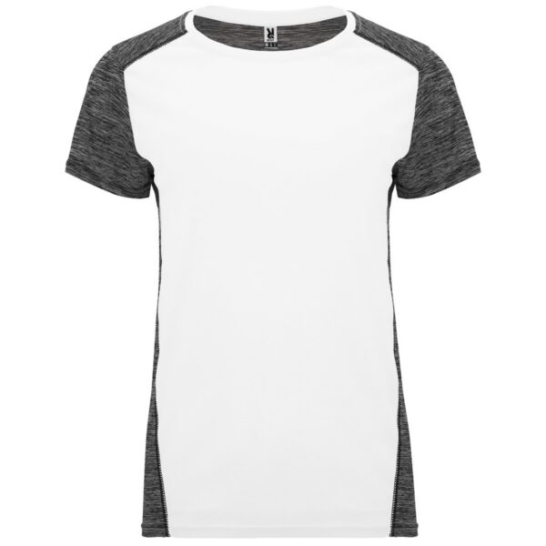 T-Shirt Tecnica Donna - Bianco/Nero Vigorè