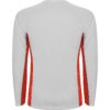 T-Shirt Tecnica Manica Lunga - Bianco/Rosso dettaglio 1