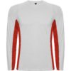 T-Shirt Tecnica Manica Lunga - Bianco/Rosso