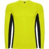 T-Shirt Tecnica Manica Lunga - Giallo Fluo/Nero