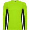 T-Shirt Tecnica Manica Lunga - Verde Fluo/Nero