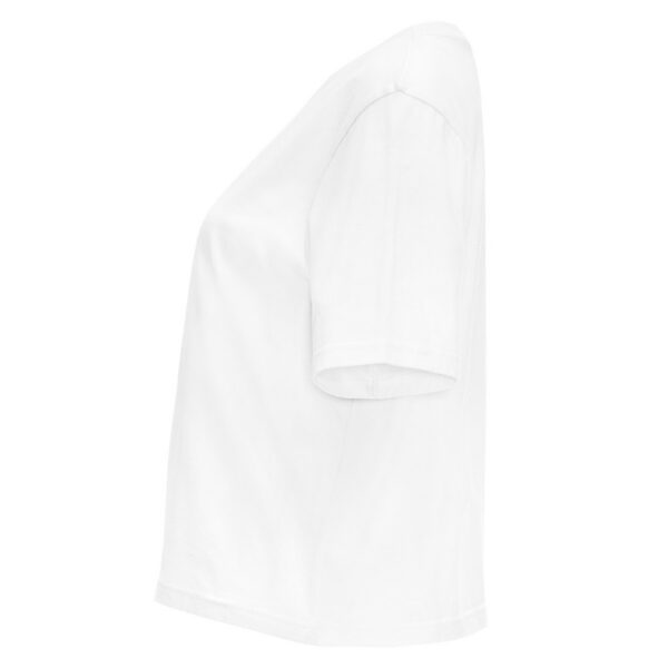 T-Shirt Donna Crop - Bianco dettaglio 2