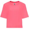 T-Shirt Donna Crop - Rosa Lady Fluo