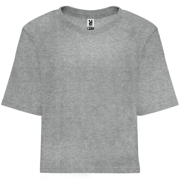 T-Shirt Donna Crop - Grigio Vigore