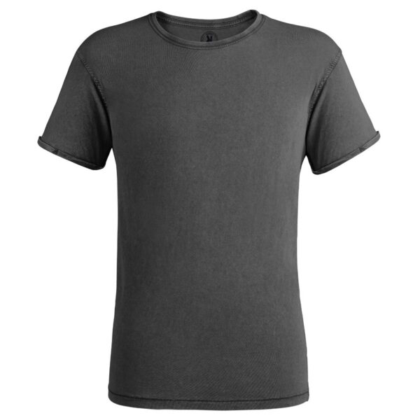 T-Shirt Effetto Lavato - Nero
