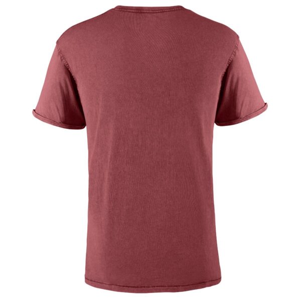 T-Shirt Effetto Lavato - Granata dettaglio 1