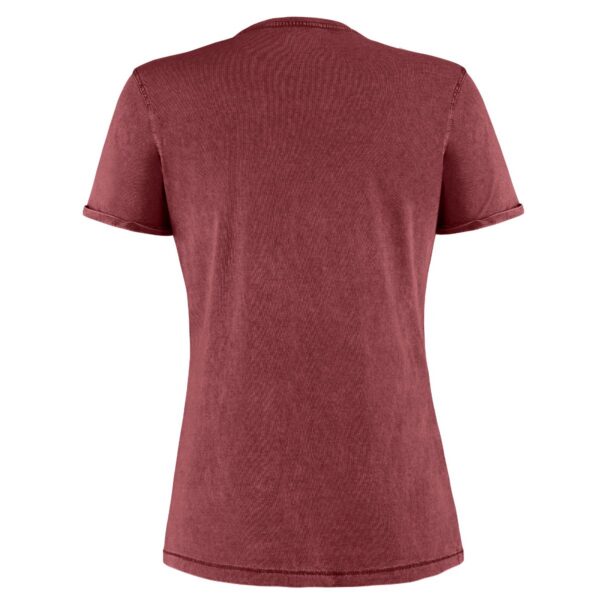 T-Shirt Donna Effetto Lavato - Granata dettaglio 1