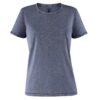 T-Shirt Donna Effetto Lavato - Blu Denim
