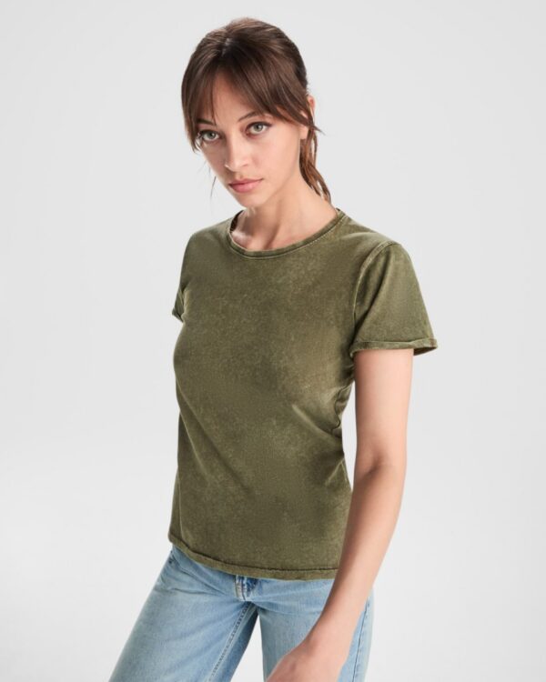 T-Shirt Donna Effetto Lavato - dettaglio 1
