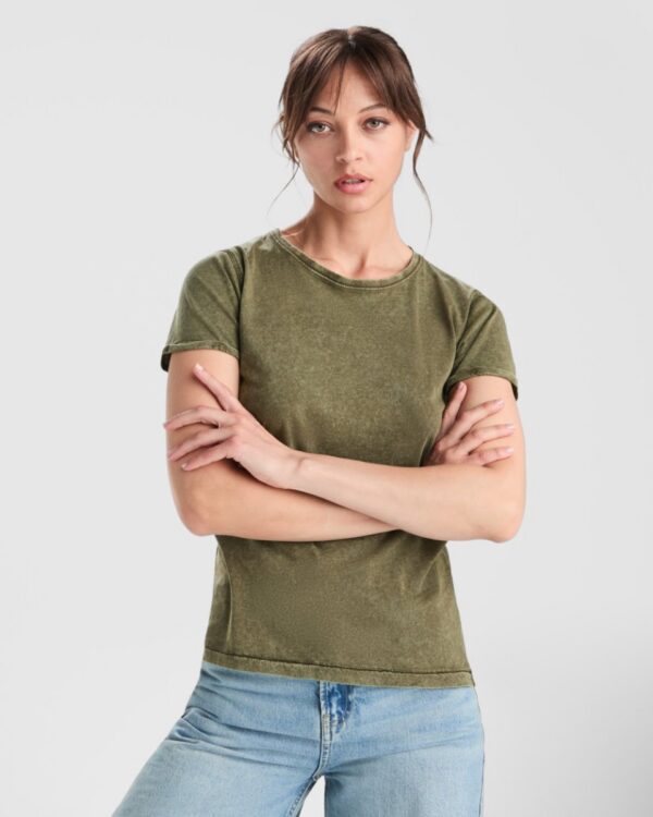 T-Shirt Donna Effetto Lavato - modello 1