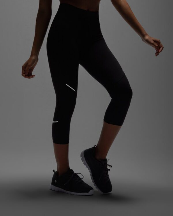 Leggings donna da corsa traspiranti a metà - dettaglio 3