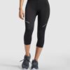 Leggings donna da corsa traspiranti a metà - modello 1