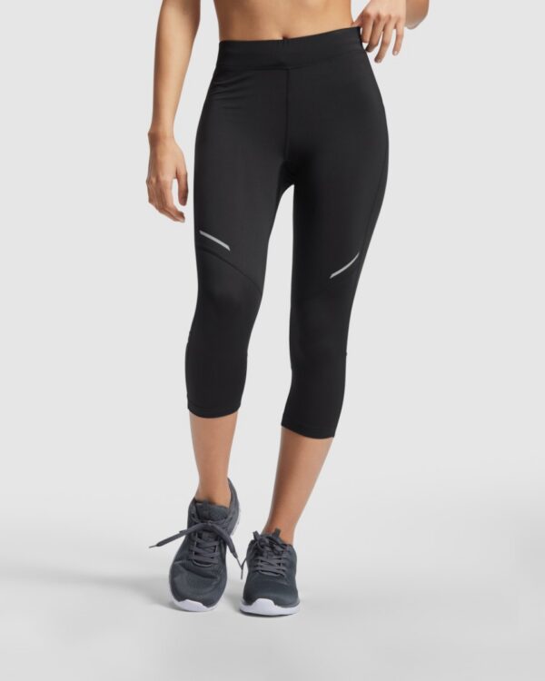 Leggings donna da corsa traspiranti a metà - modello 1