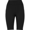 Leggings corti a compressione riciclati - Nero