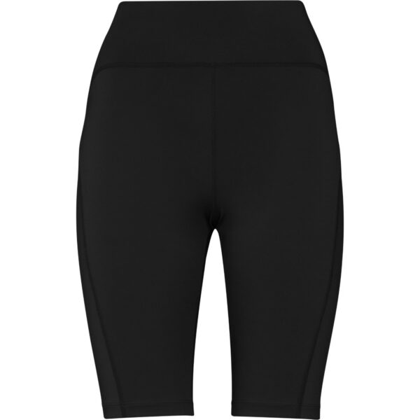 Leggings corti a compressione riciclati - Nero