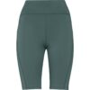 Leggings corti a compressione riciclati - Laurel Green