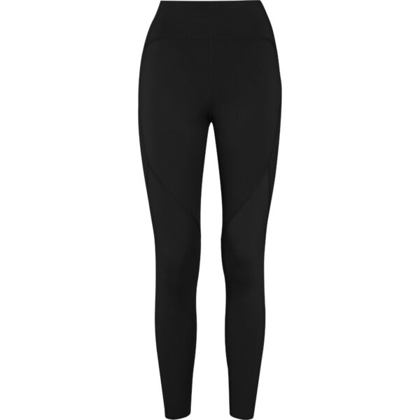 Leggings lungo riciclato con fascia compressiva - Nero