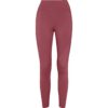 Leggings lungo riciclato con fascia compressiva - Berry Red