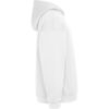 Felpa Oversize con Cappuccio 320 g - Bianco vista 3