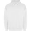 Felpa Oversize con Cappuccio 320 g - Bianco
