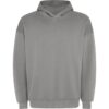 Felpa Oversize con Cappuccio 320 g - Grigio Perla