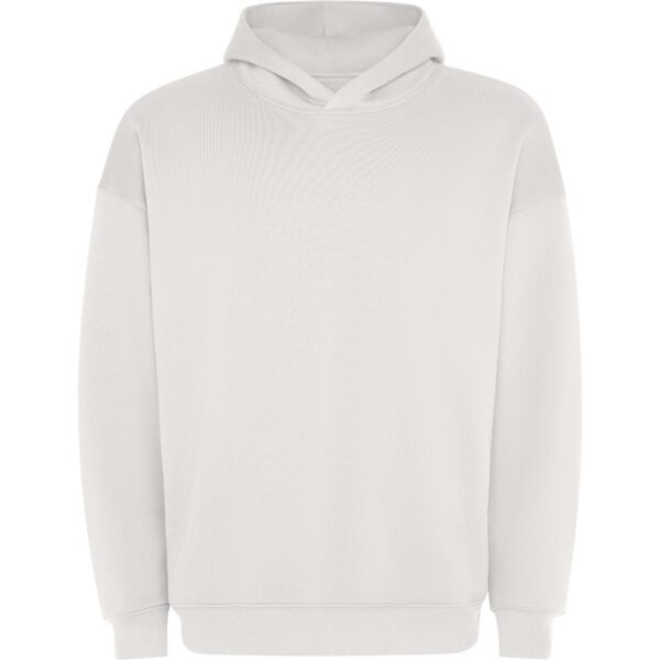 Felpa Oversize con Cappuccio 320 g - Bianco Vintage