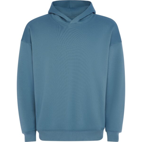Felpa Oversize con Cappuccio 320 g - Storm Blue