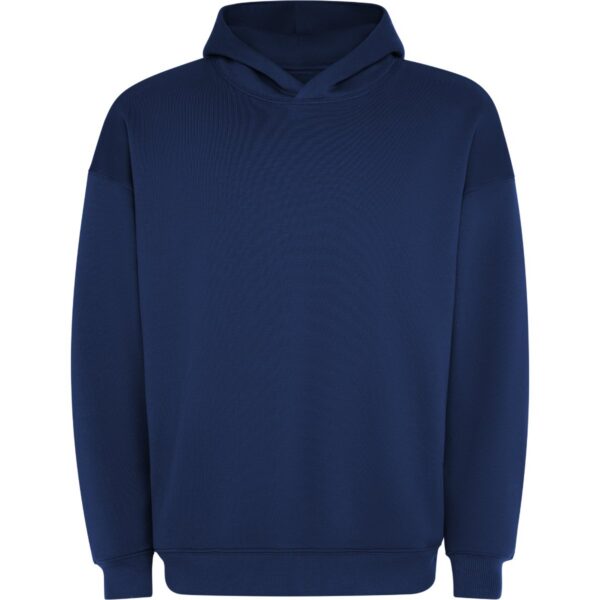Felpa Oversize con Cappuccio 320 g - Blu Navy