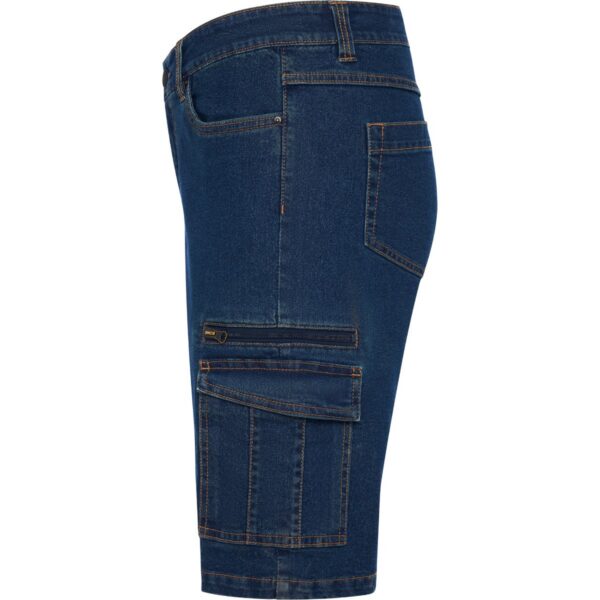 Short multitasche in denim - vista 2