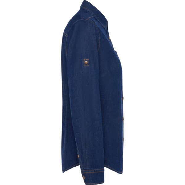 Camicia Donna in Denim - Jeans vista 3