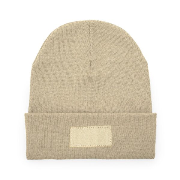 Berretto in poliestere a doppio strato - Beige