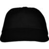 Cappellino 5 pannelli - Nero