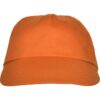 Cappellino 5 pannelli - Arancione
