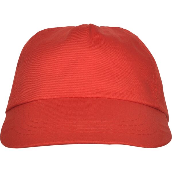Cappellino 5 pannelli - Rosso