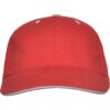 Berretto a 6 sezioni - Rosso