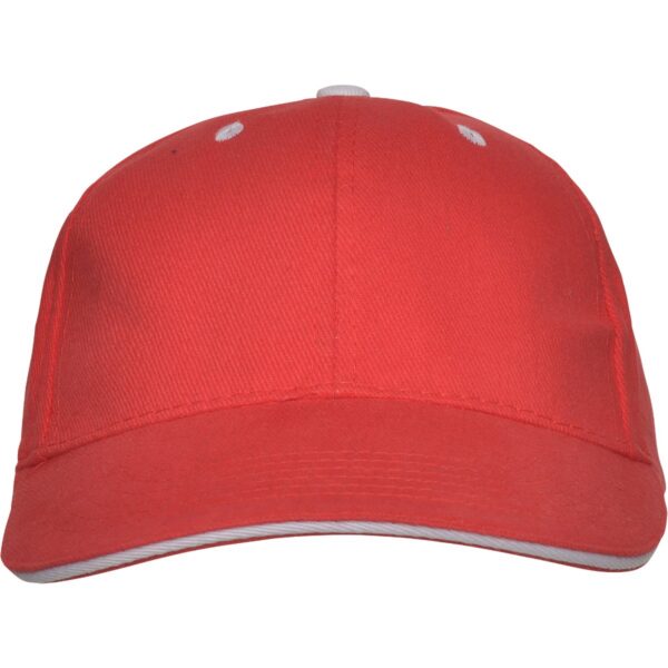 Berretto a 6 sezioni - Rosso