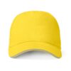 Cappellino a 5 pannelli realizzato in cotone - Giallo