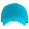 Cappellino a 5 pannelli realizzato in cotone - Turchese