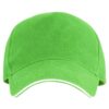 Cappellino a 5 pannelli realizzato in cotone - Verde Felce