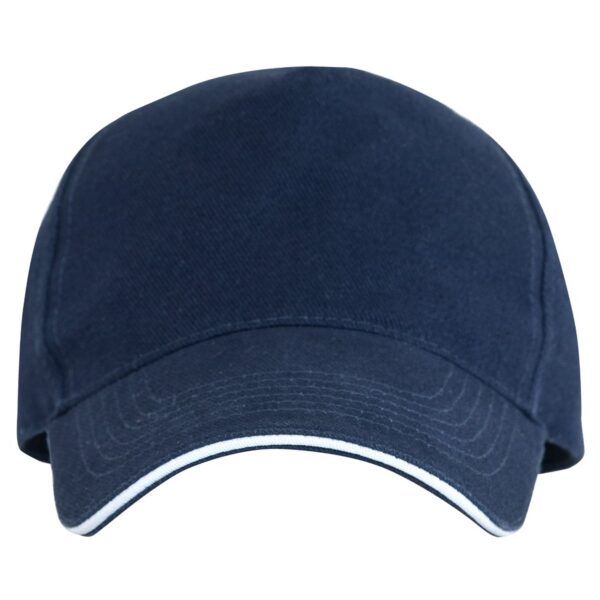Cappellino a 5 pannelli realizzato in cotone - Blu Navy