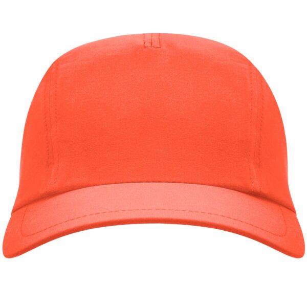 Cappellino tecnico a tre pannelli - Corallo Fluo